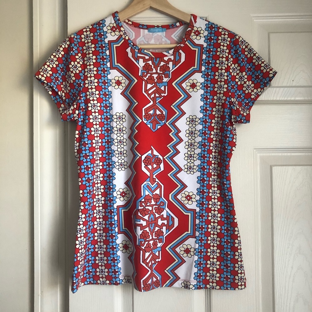J.McLaughlin Patterned Top